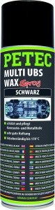 PETEC Multi UBS WAX schwarz Spray 500 ml